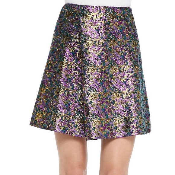 3.1 Phillip Lim Dresses & Skirts - 3.1 Phillip Lim Single-Pleat A-Line Jacquard Skirt
